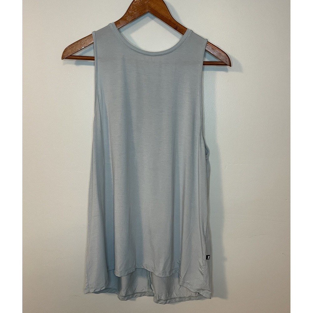 On Cloud Active Tank Woman Size L Light Blue Athletic Top‎ Running